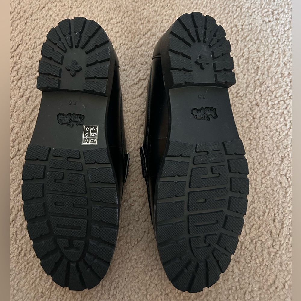 Coach Black Jocelyn Backless Loafers - Picture 3 of 5